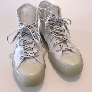 Converse high top clear soles